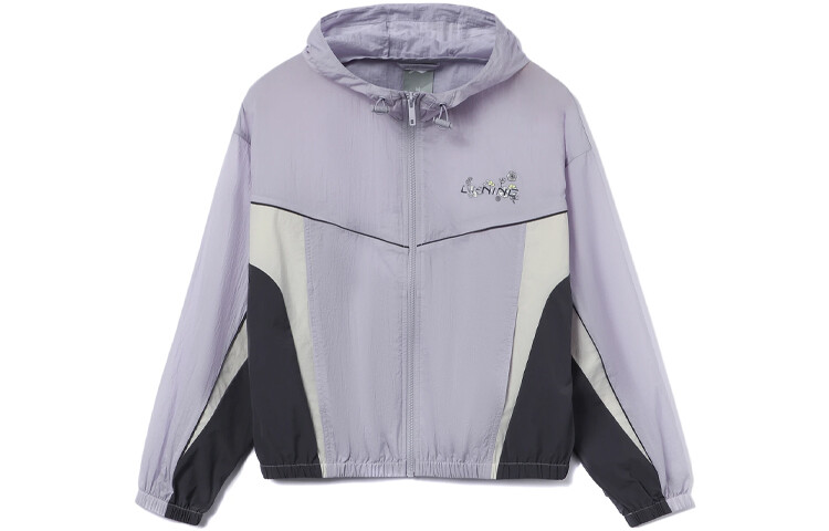 

Спортивная модная коллекция куртка женская фиолетовая Lining