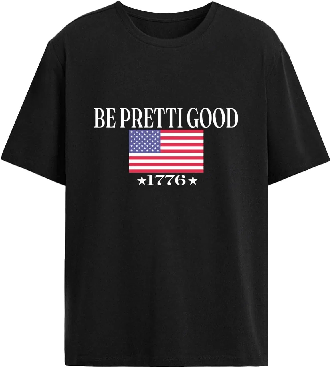 Футболка Be Pretti Good с принтом Generic, черный
