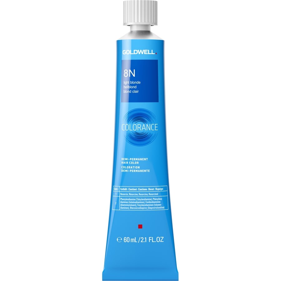 

Краска для волос demi-permanent hair color Goldwell, 8n light blonde, объем 60 мл