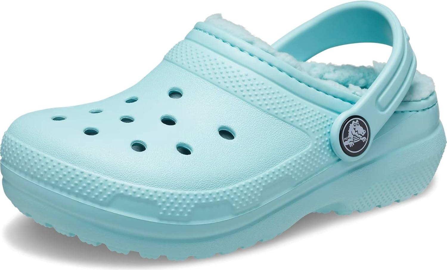 

Детские классические сабо Crocs унисекс с подкладкой, Pure Water