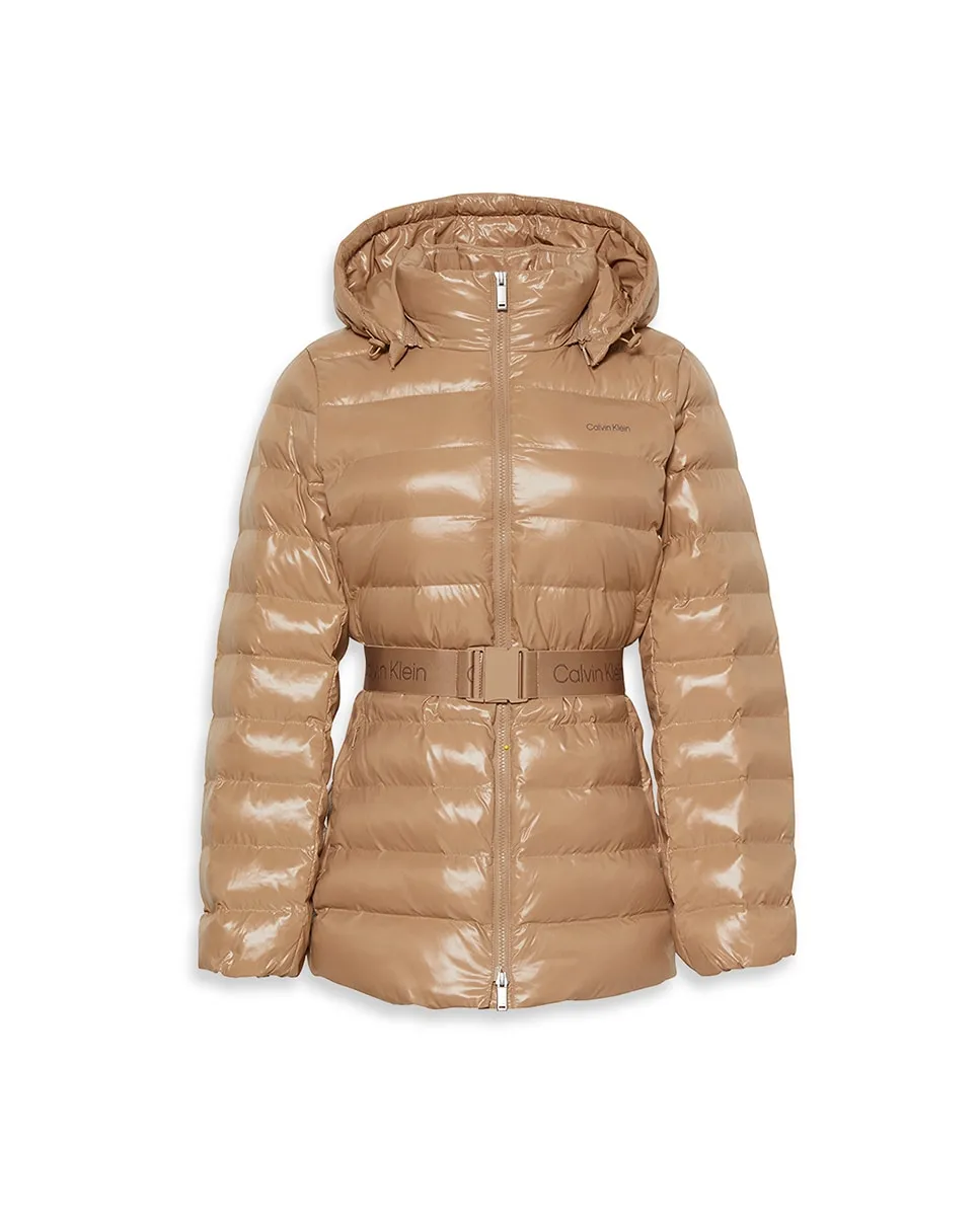 

Женское стеганое пальто Calvin Klein, бежевый