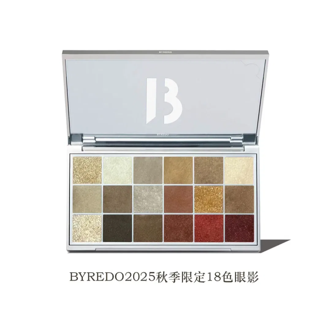 Палетка теней для век 18 цветов шиммер Byredo 25 Fall Limited Edition — фото 3