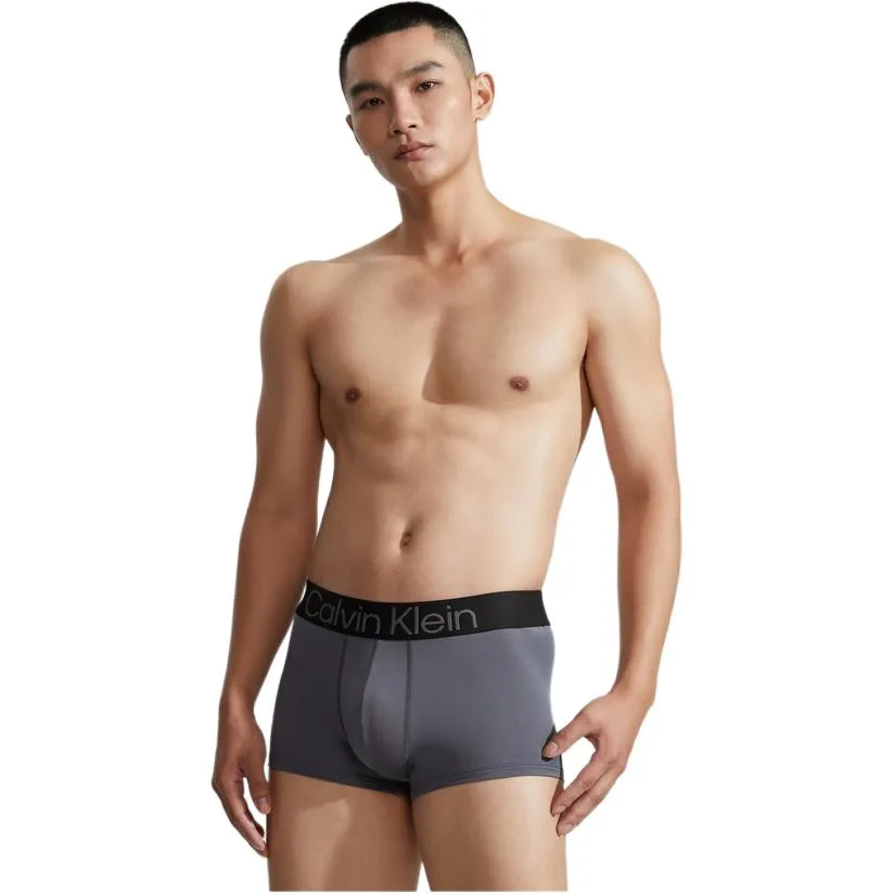 Трусы мужские 3 Pack Calvin Klein, 3 pack (space черный/broken серый/li chun красный) — фото 3