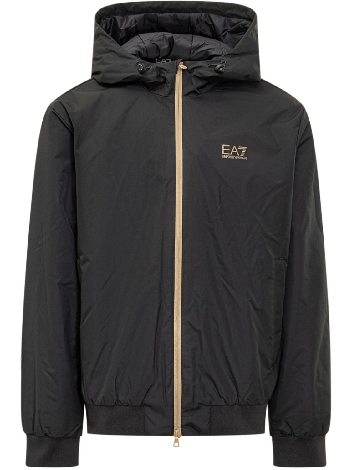 

Куртка на молнии с логотипом Ea7 Emporio Armani, черный