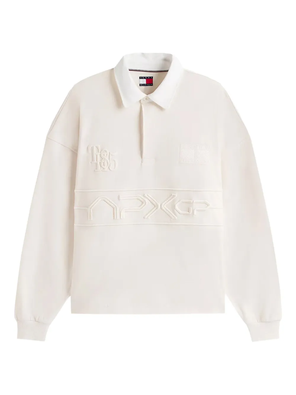 

Рубашка-поло с вышитым логотипом Tommy Hilfiger, белый