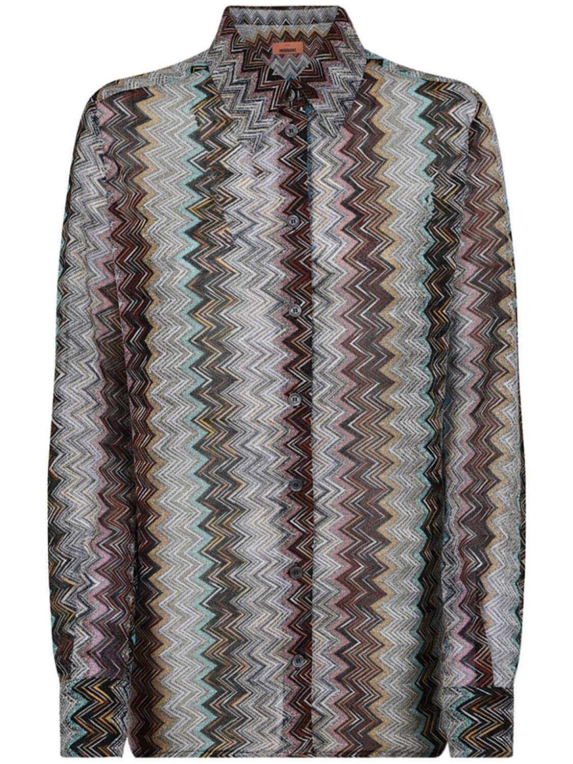 

Рубашка с зигзагообразным принтом Missoni, серый