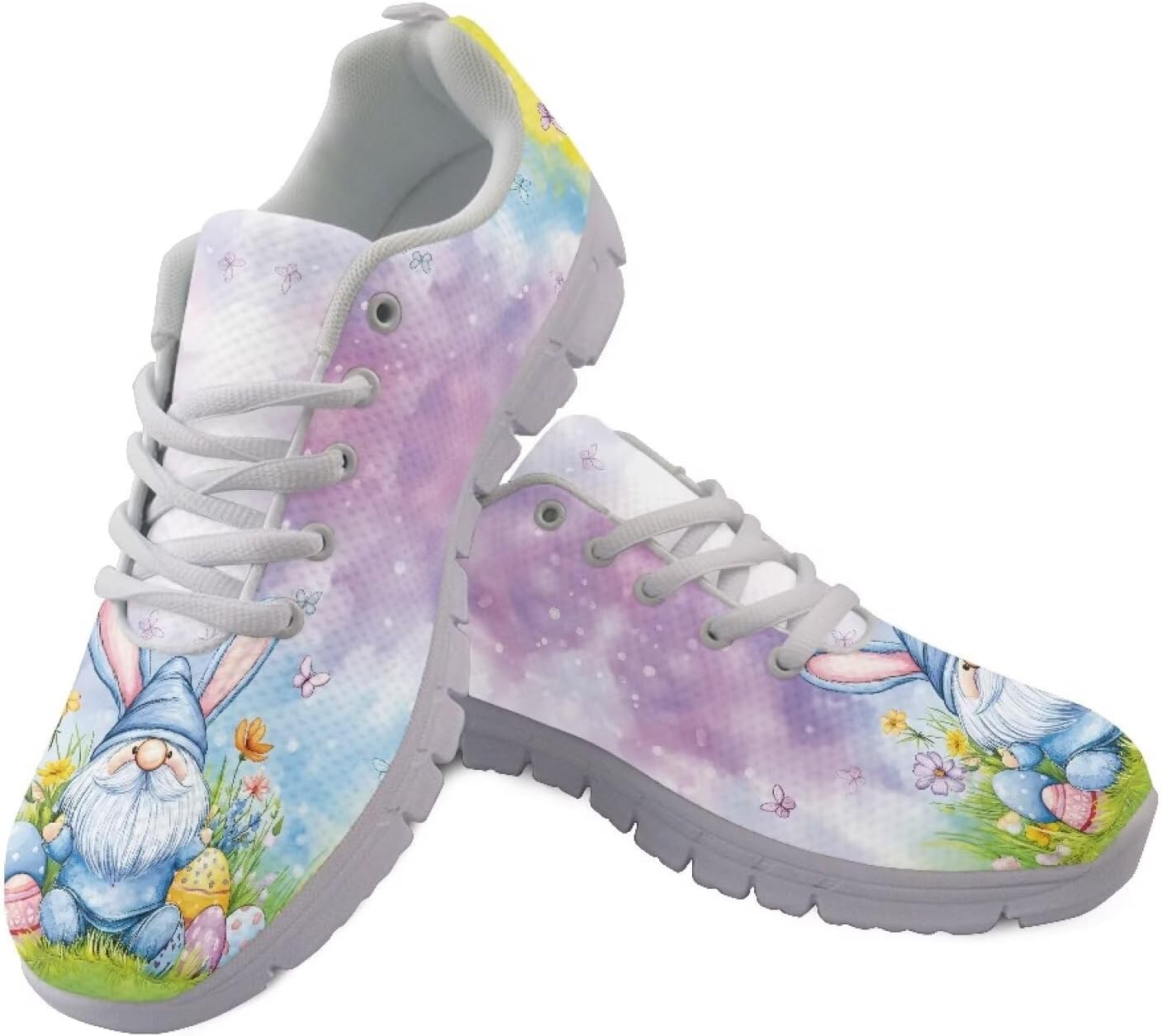 

Мужские спортивные теннисные кроссовки GIFTPUZZ, легкие кеды с шнуровкой, дышащие, для тренажерного зала и спортивных занятий, Easter Elf Dwarf