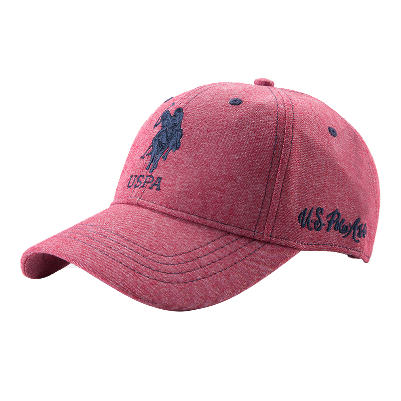 

U.S. POLO ASSN. Хлопковая бейсболка унисекс, Dusty Pink