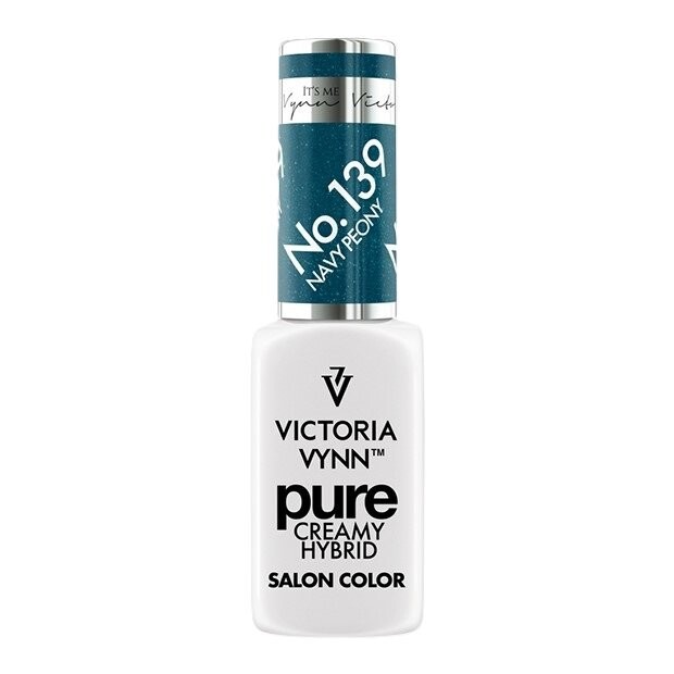 

Лак для ногтей Victoria Vynn Pure Creamy Hybrid 139 Navy Peony, 8 мл