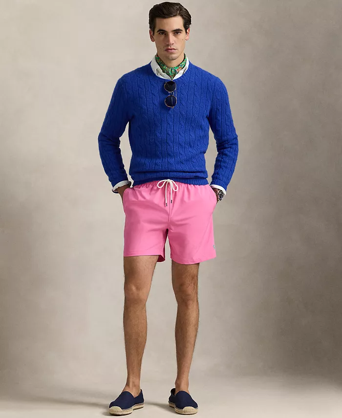 

Мужские плавки Traveler Classic длиной 14,6 см Polo Ralph Lauren, розовый