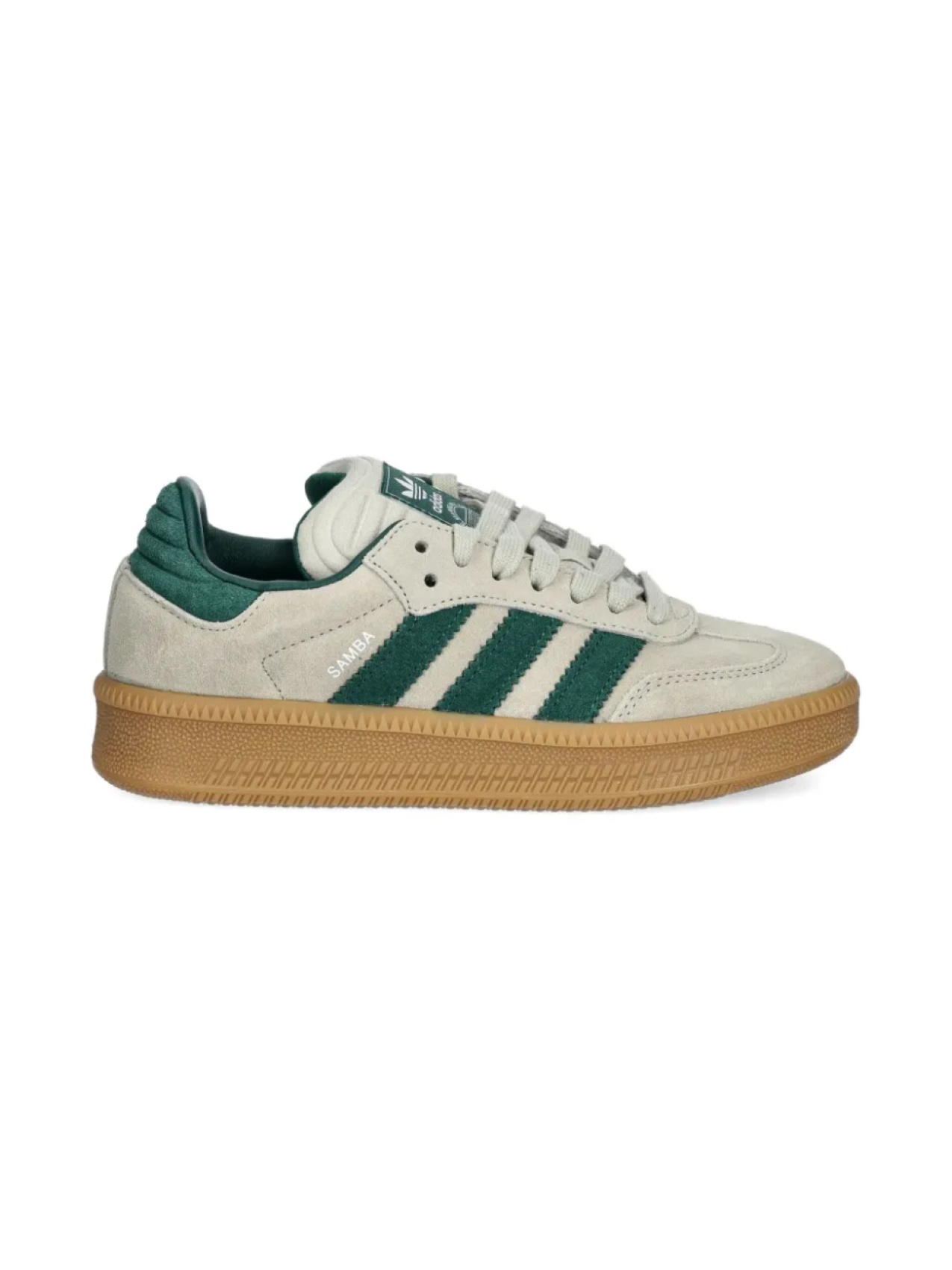 

Замшевые кроссовки Adidas Samba 3-Stripes, серый