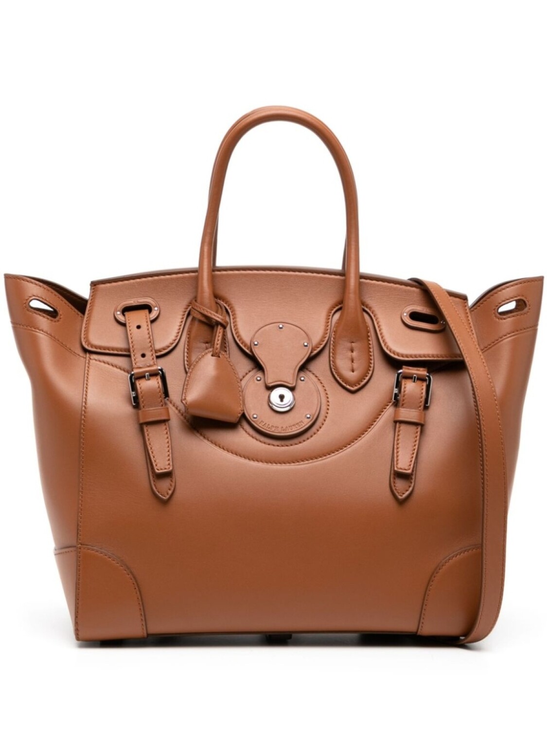 

Сумка-тоут Soft Ricky 33 Ralph Lauren Collection, коричневый