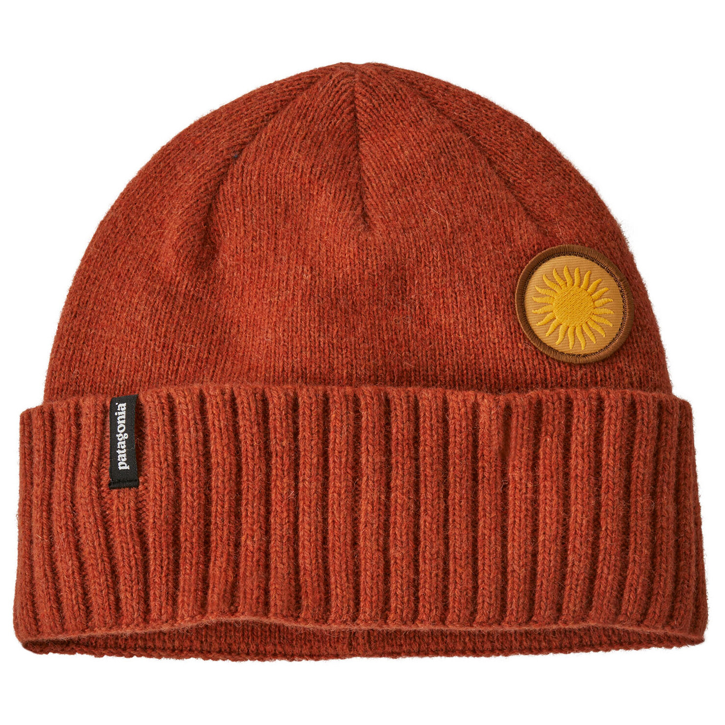 

Шапка Patagonia Brodeo Beanie, цвет Spirited Sun: Burnished Red