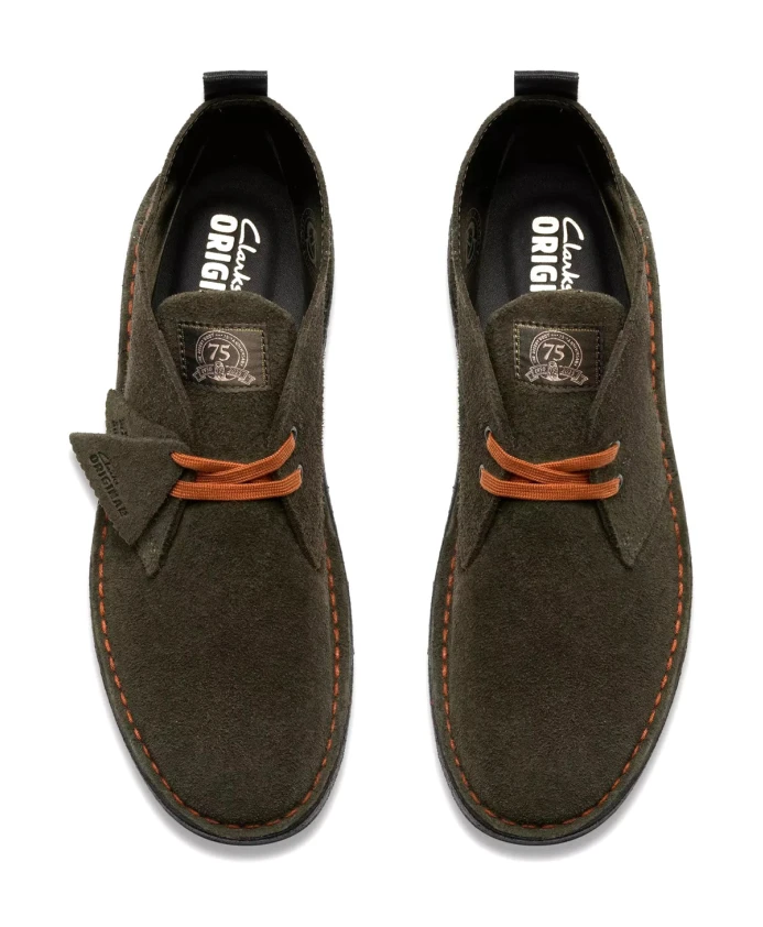 Юбилейные ботинки Desert Boot, юбилейная версия к 75-летию Clarks, зеленый — фото 3