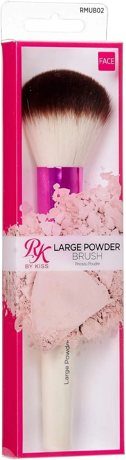 Кисть для макияжа пудровая большая Ruby Kisses 1 шт розовая — фото 3