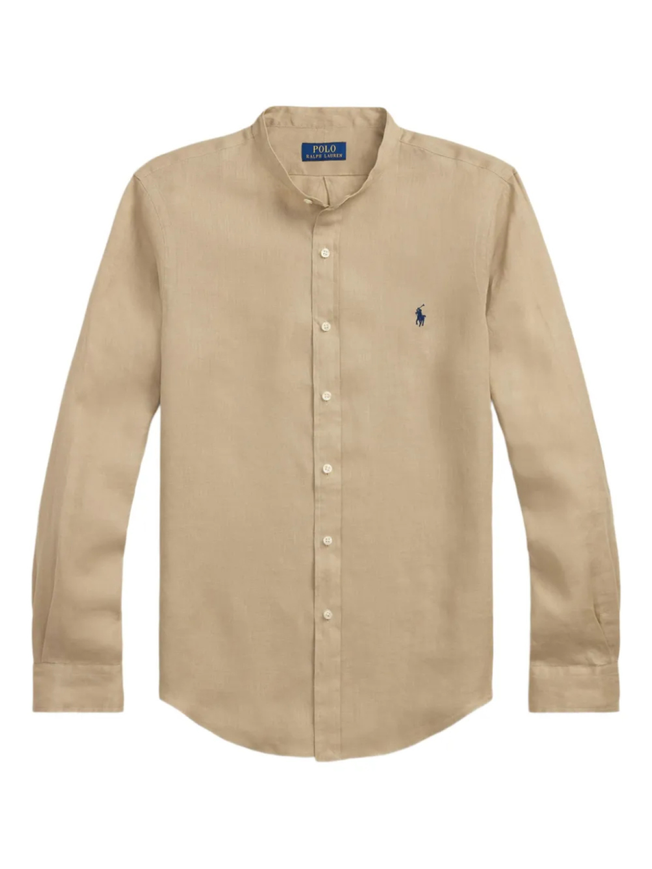 

Льняная рубашка Polo Ralph Lauren, нейтральный