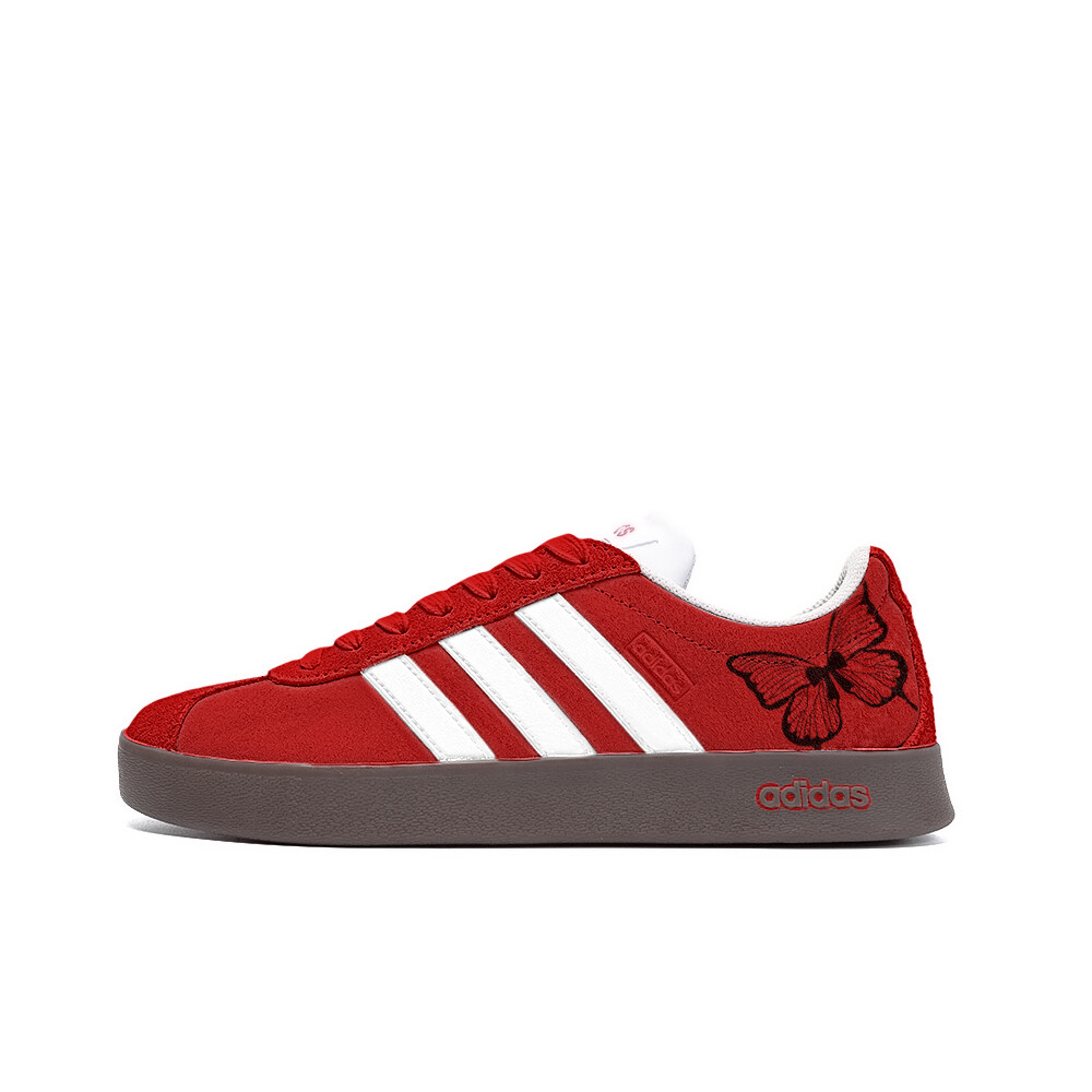 

Кроссовки adidas neo Skateboarding Shoes Unisex Low-top White/red, цвет Burgundy