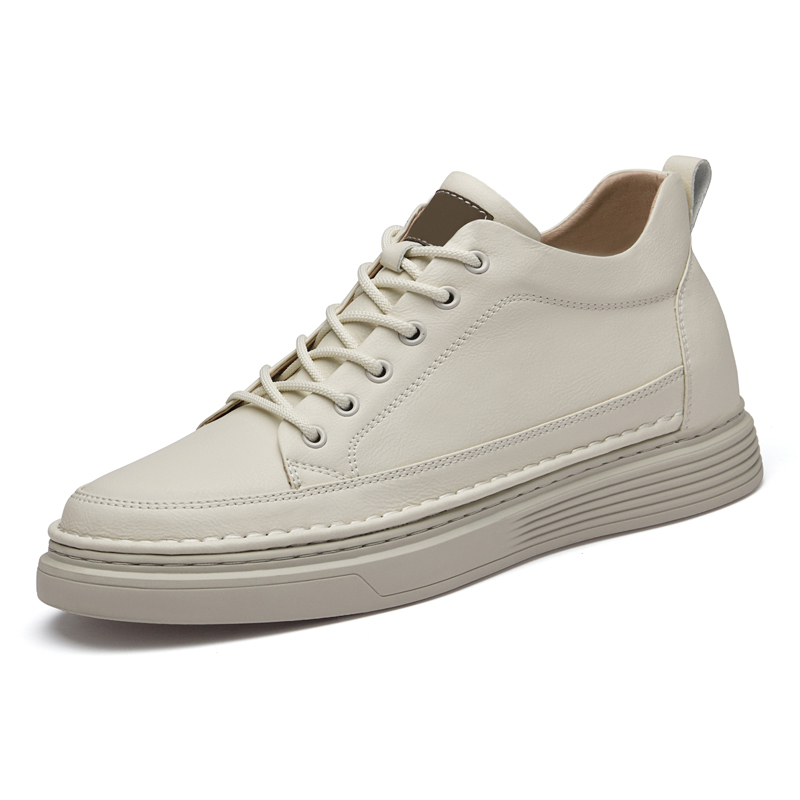 

LEXON Мужские низкие скейтерские кеды бежевые, цвет Beige