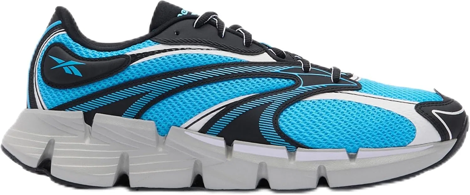 Кроссовки Reebok Zig Hypnotica унисекс, Core Black Barely Grey Future Cyan