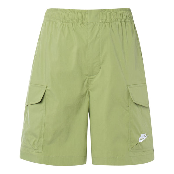 

Шорты fw22 solid color logo embroidered cargo shorts green Nike, мультиколор