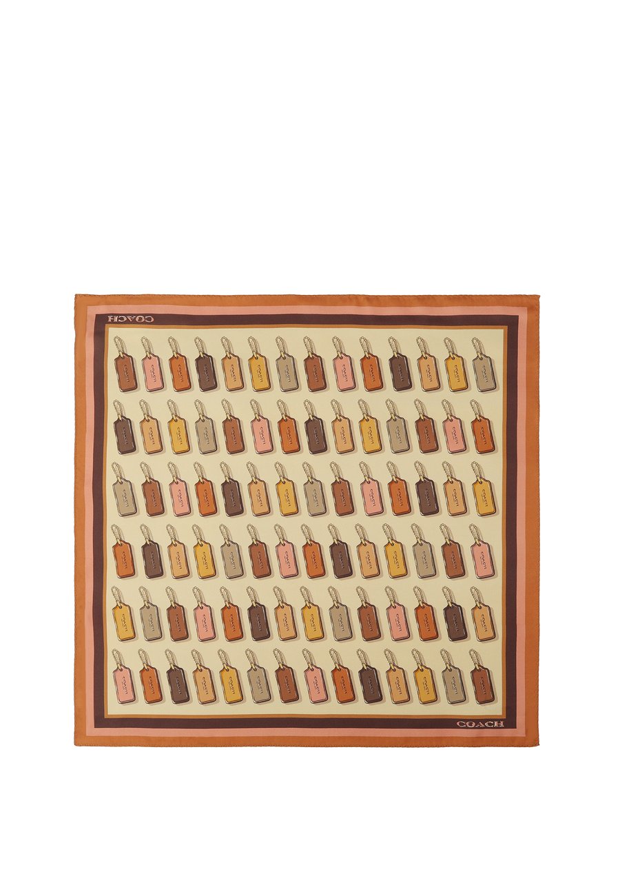 

Шарф COACH HANG PRINTED BANDANA, Medium Green/Green