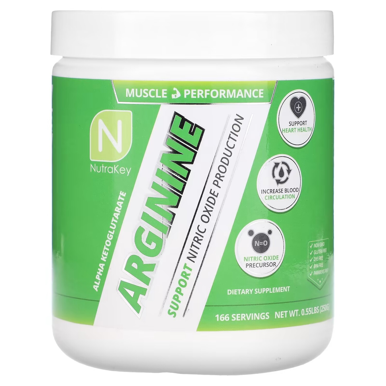 

Nutrakey Аргинин 0,55 фунта (250 г)
