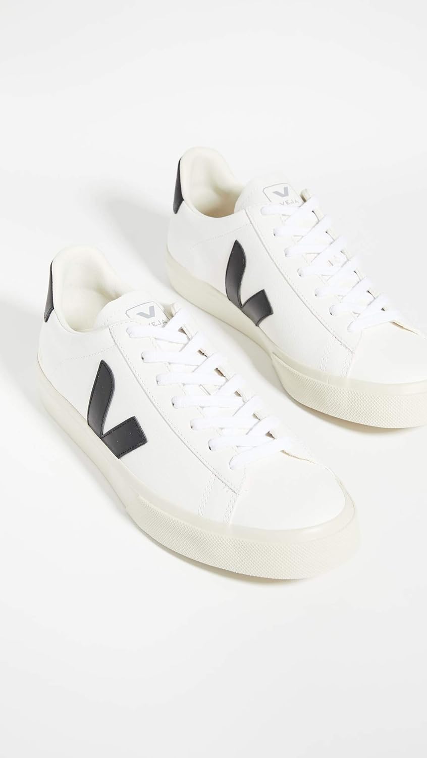 Кроссовки Veja Mens Campo Bold Suede, белый/черный — фото 3