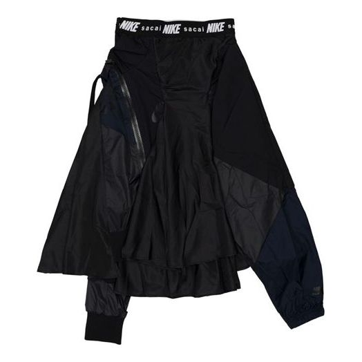 

Брюки x sacai skirt 'black dark obsidian' Nike, черный