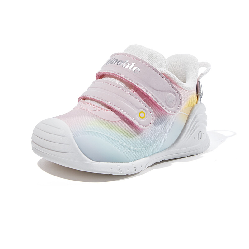 

Обувь для малышей, кроссовки Ginoble, цвет White/light blue/pink/yellow