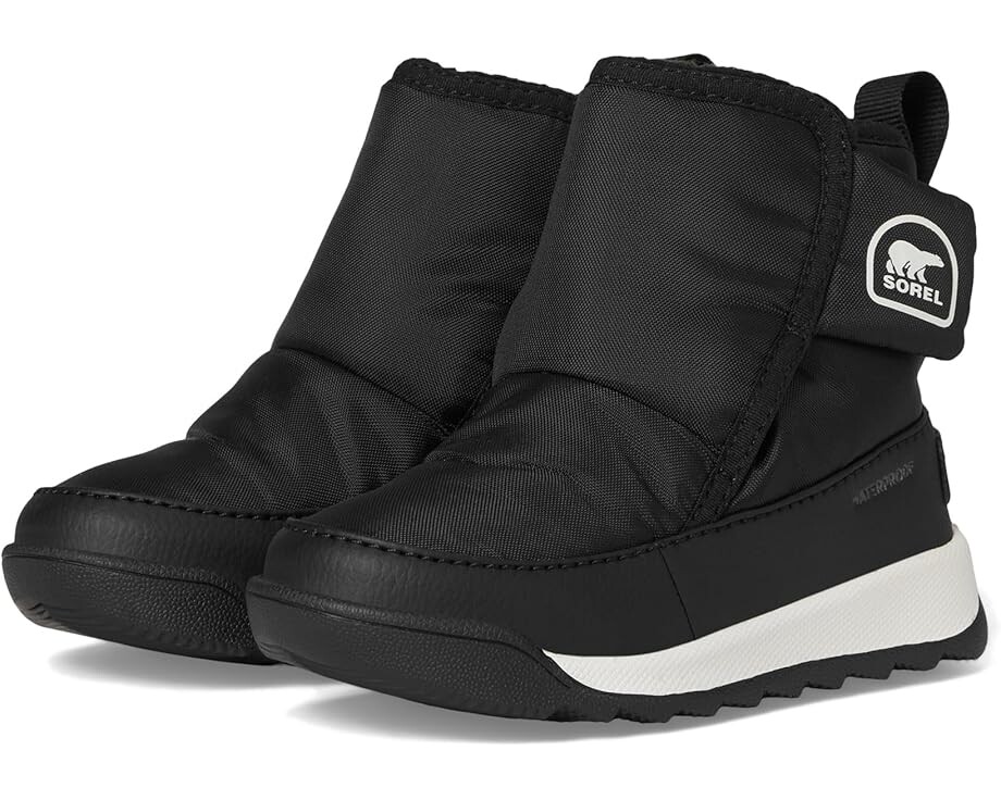 

Ботинки SOREL Kids Childrens Whitney II Plus Bootie WP, цвет Black/Sea Salt