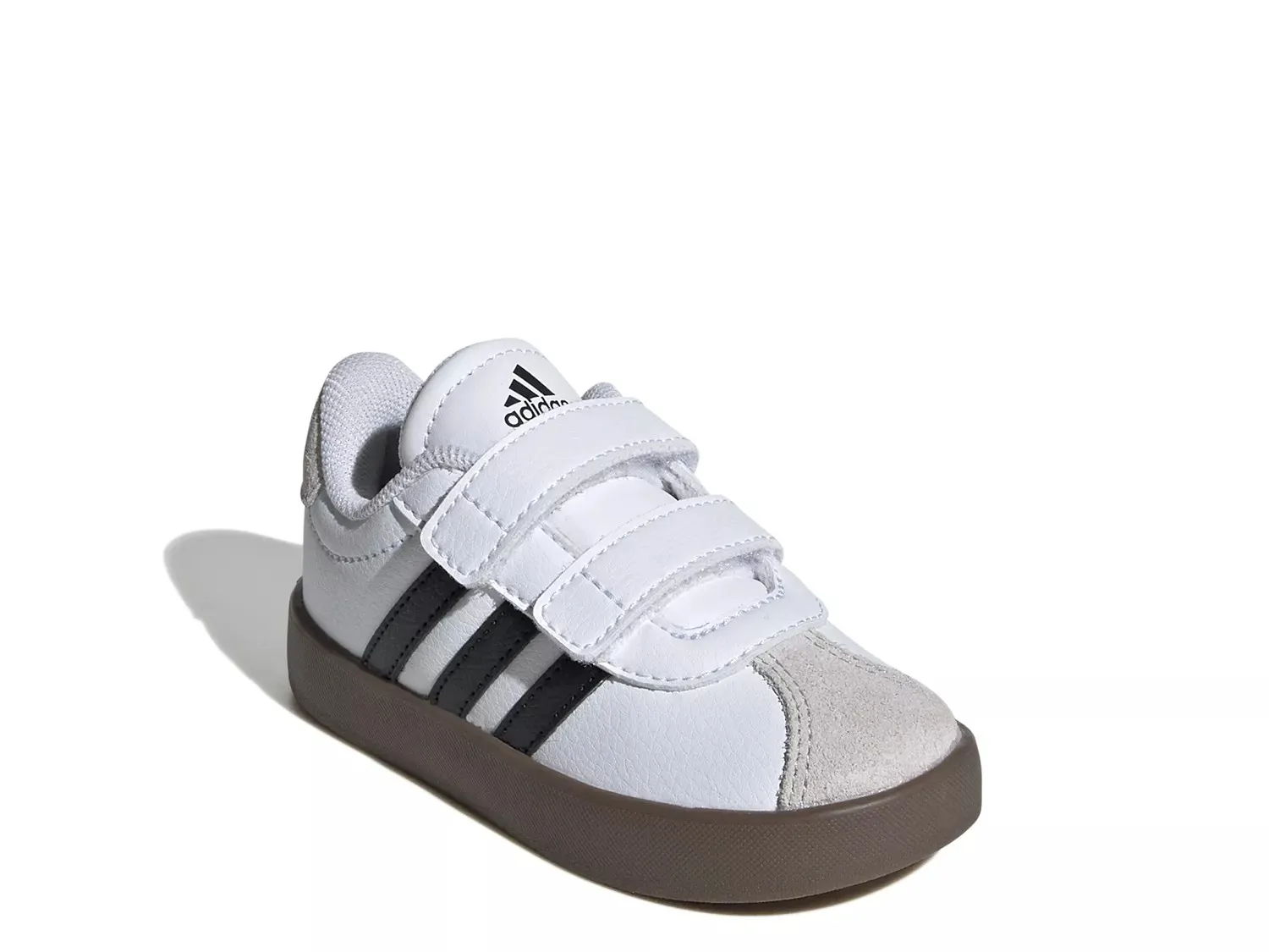

Кроссовки Adidas VL Court 3.0 — детские, белые/черные