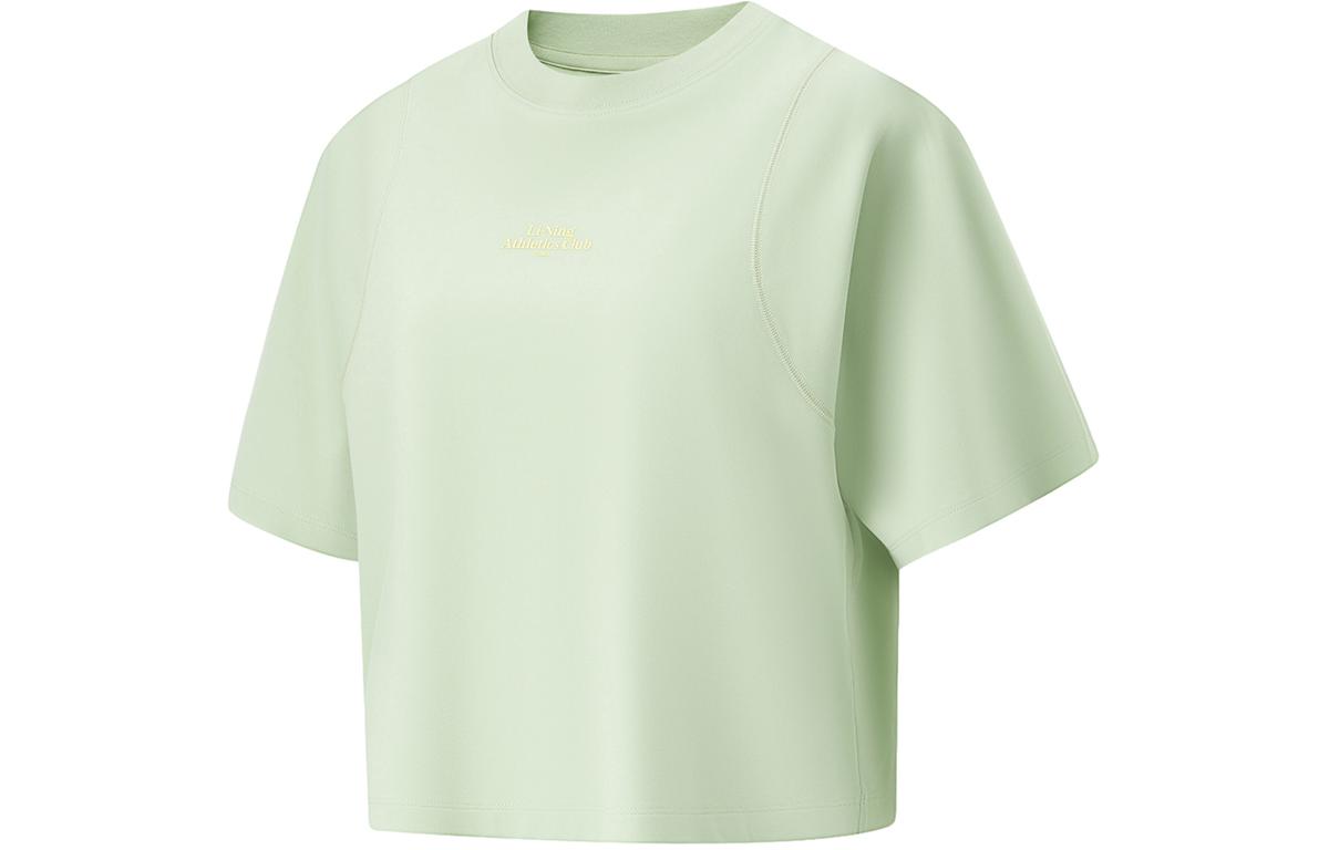 

Футболка LiNing женская шалфейно-зеленая