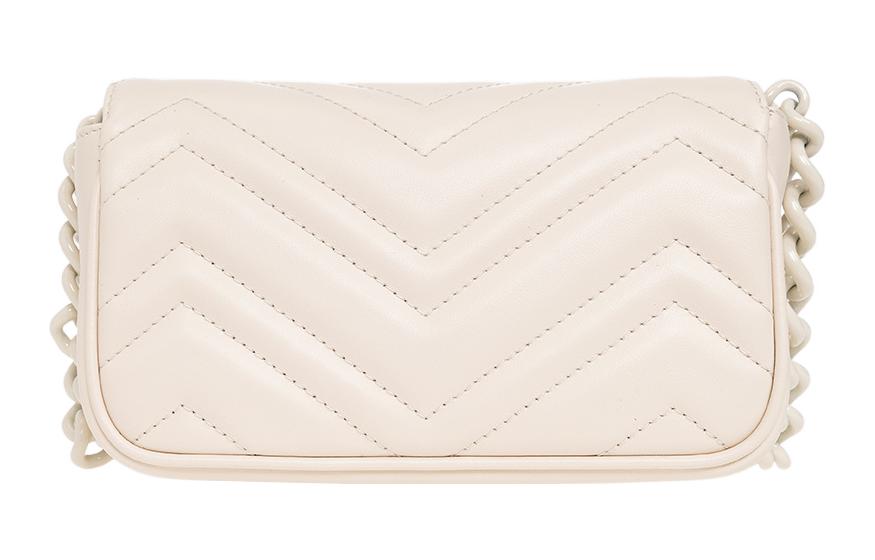 Женская мини-сумка-пояс Gucci GG Marmont из стеганой кожи — фото 4