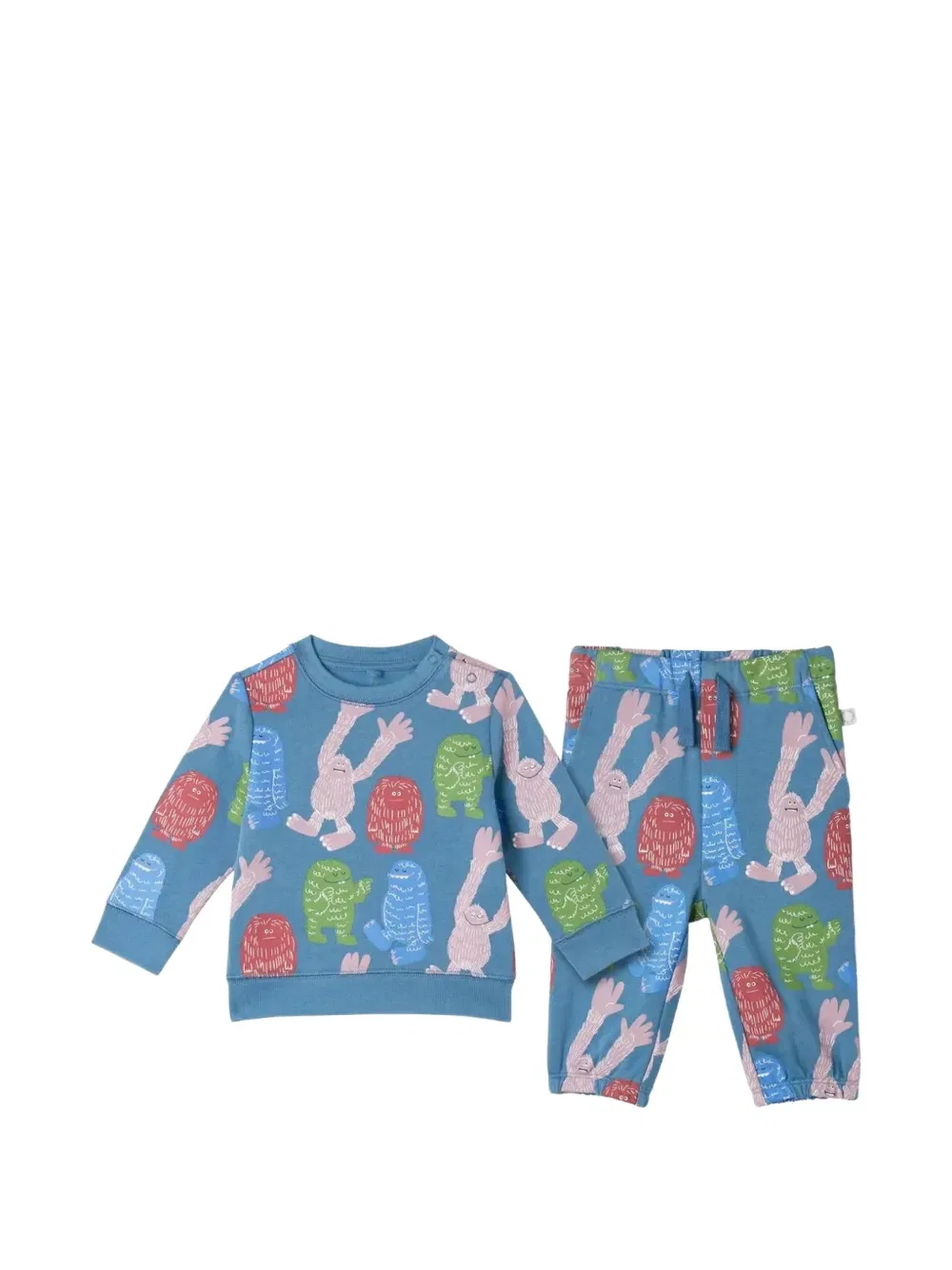 Спортивный костюм с графическим принтом Stella Mccartney Kids, синий