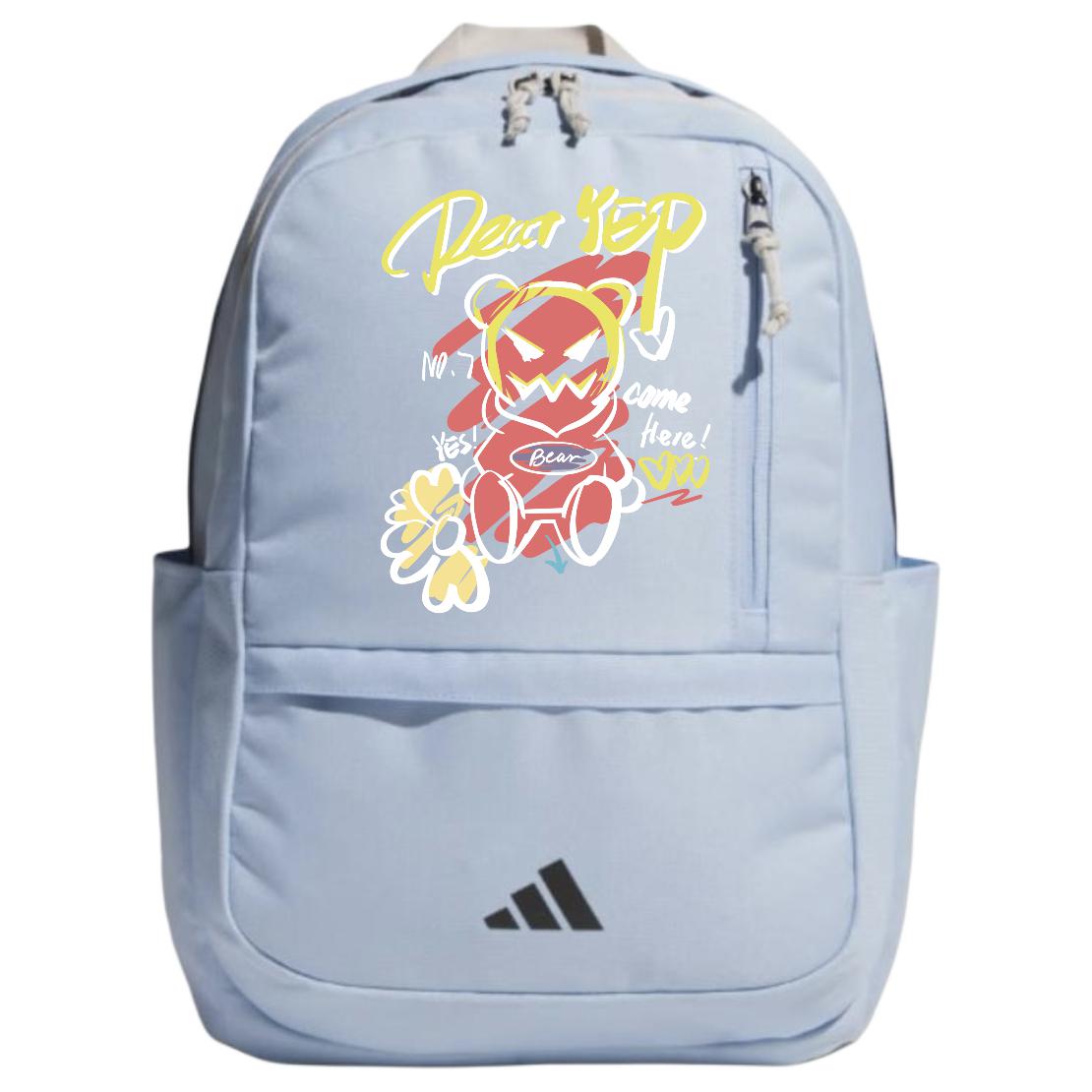

Adidas Тканевый рюкзак унисекс глянцевый синий, Bear Graffiti