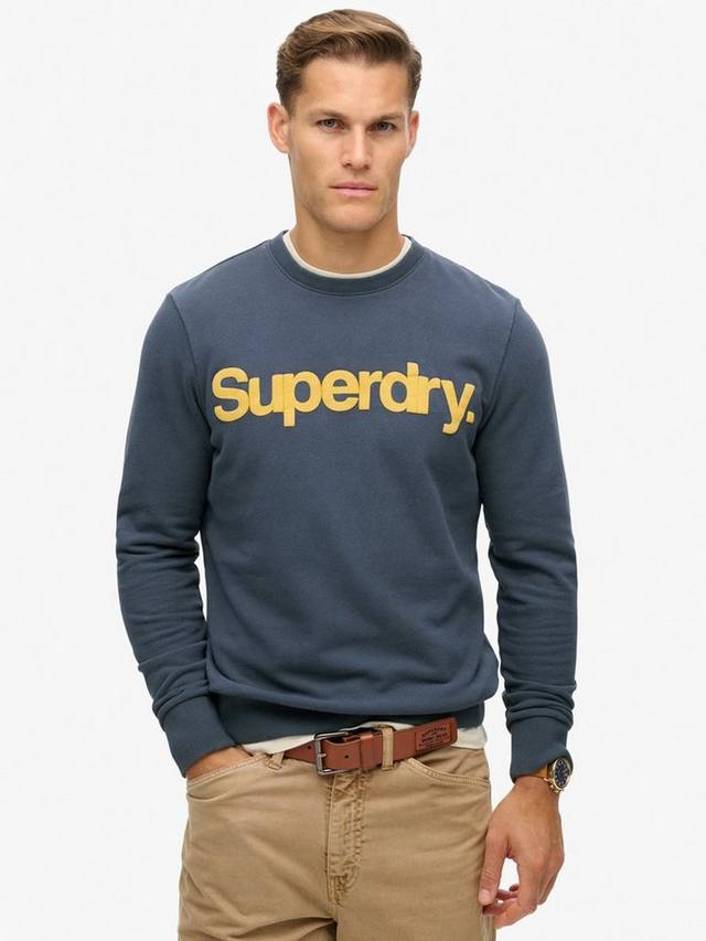 

Толстовка с логотипом Superdry, цвет Lauren Navy