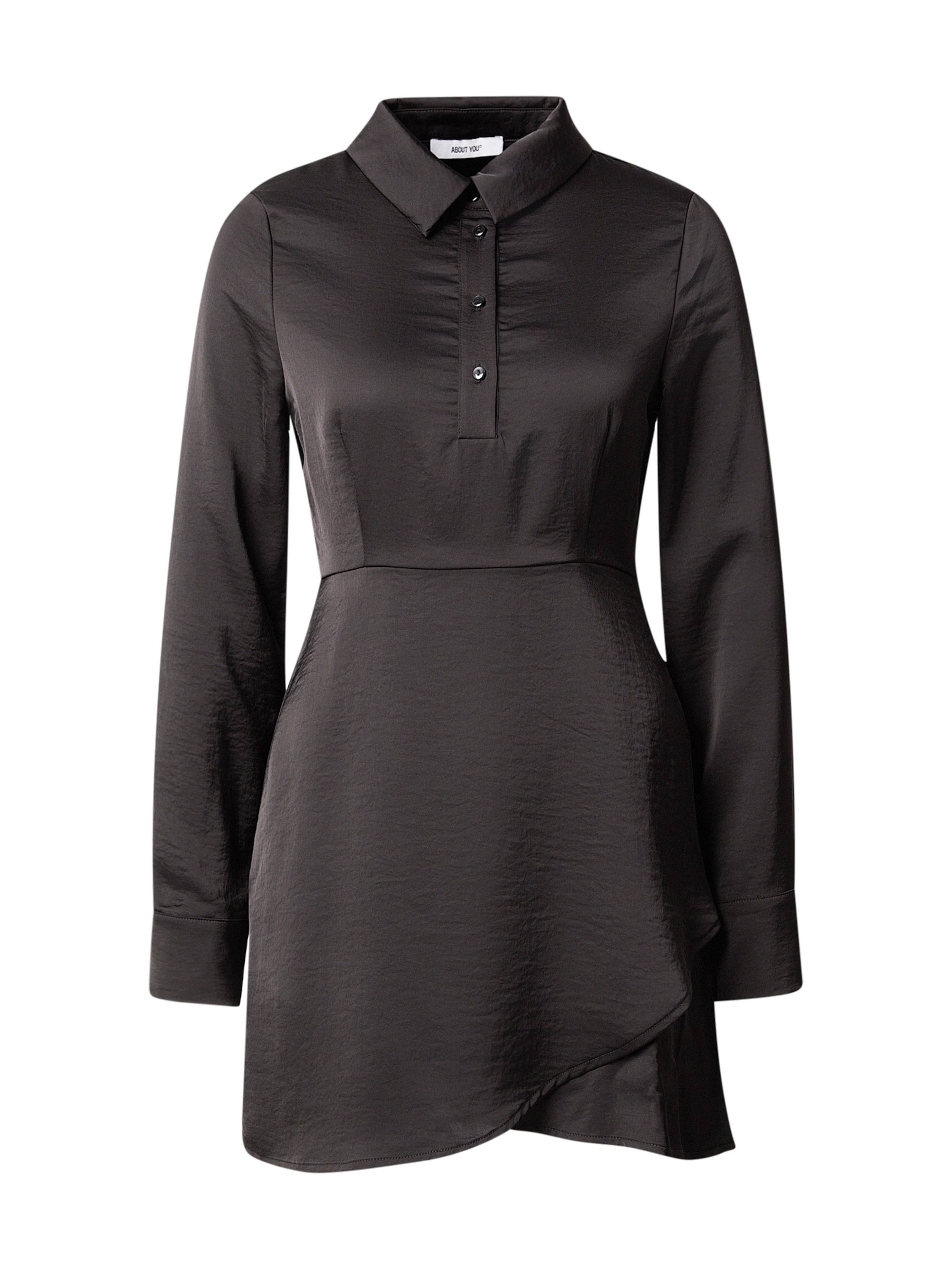 

ABOUT YOU Платье-рубашка 'Cornelia' в черном цвете