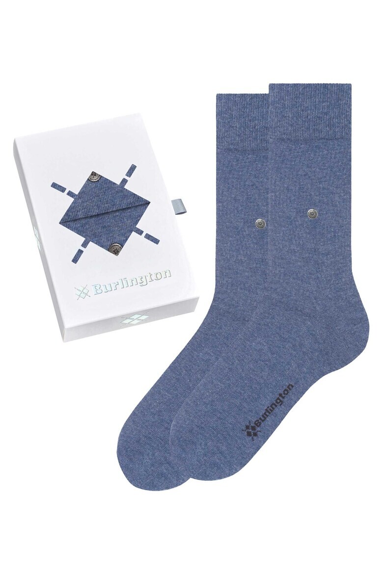 

Однотонные длинные носки – 2 пары Burlington, синий