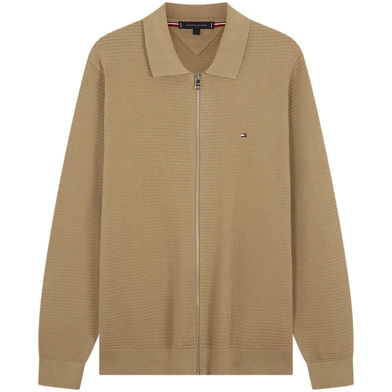 Tommy Hilfiger full-zip jacket, Black BDS — фото 4