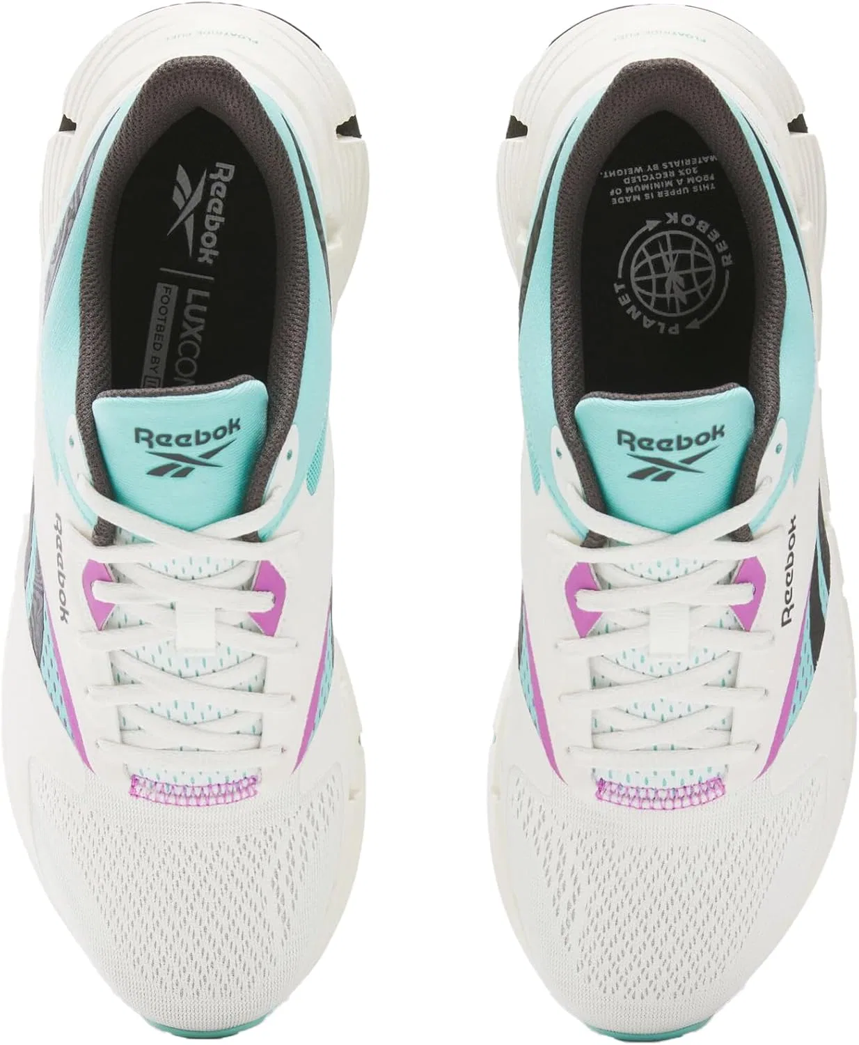 Кроссовки Reebok унисекс Zig Dynamica 5, Chalk Ai Aqua Vintage Chalk — фото 3