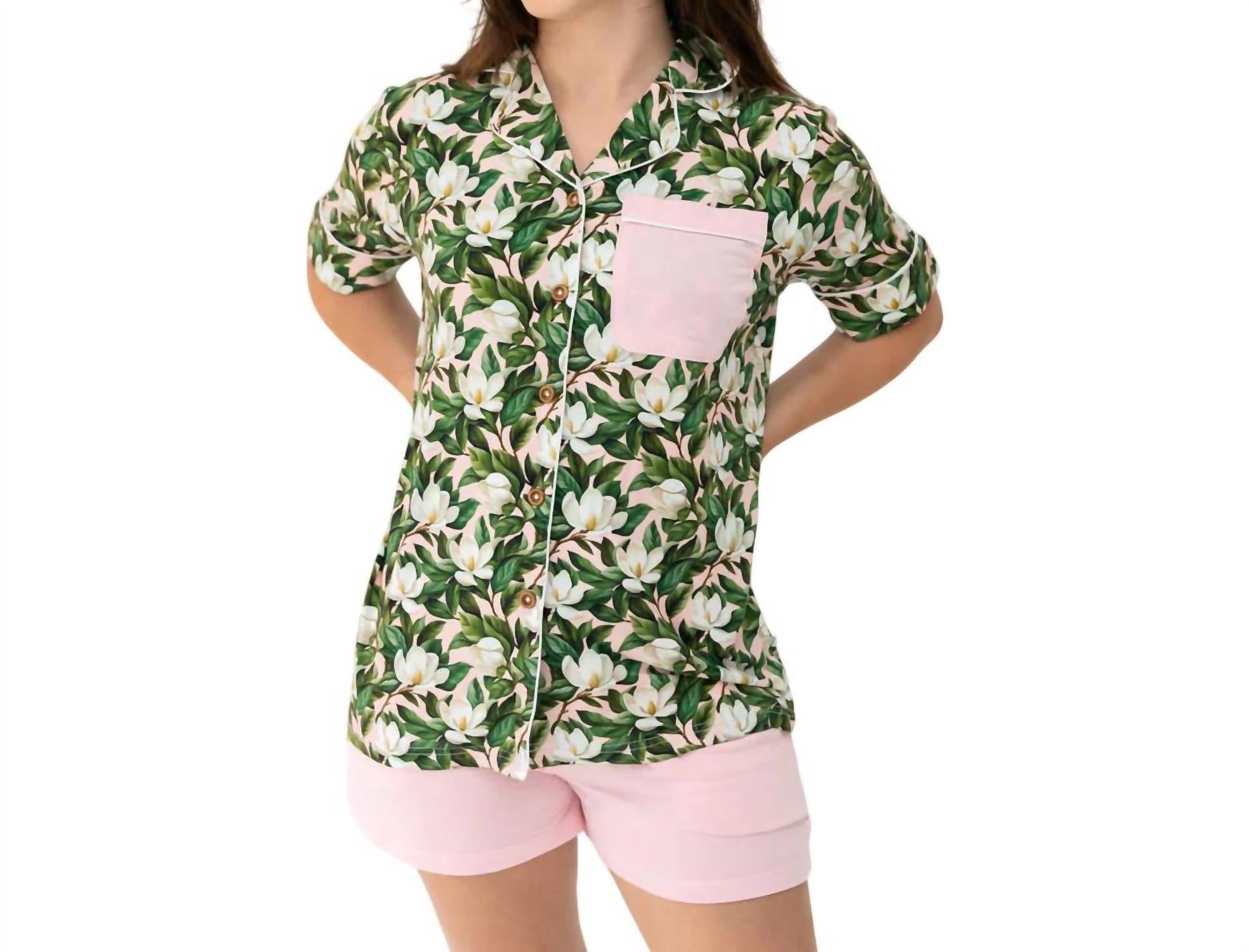 

Женский комплект Magnolia Bamboo Luxe Lounge Short в цвете Multi Laree + Co.