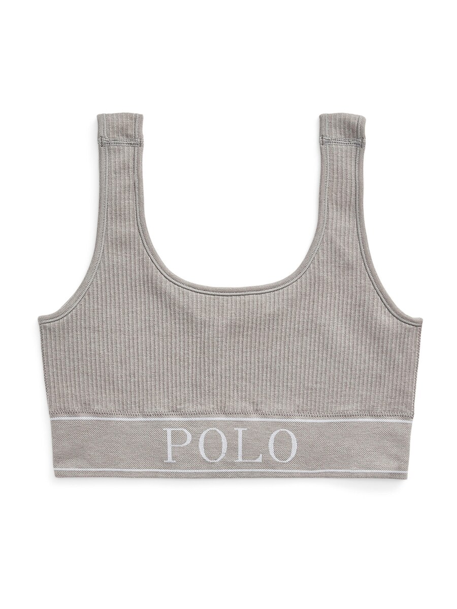 

Бюстгальтер Polo Ralph Lauren Bralette Bra Scoop Neck Top, серый