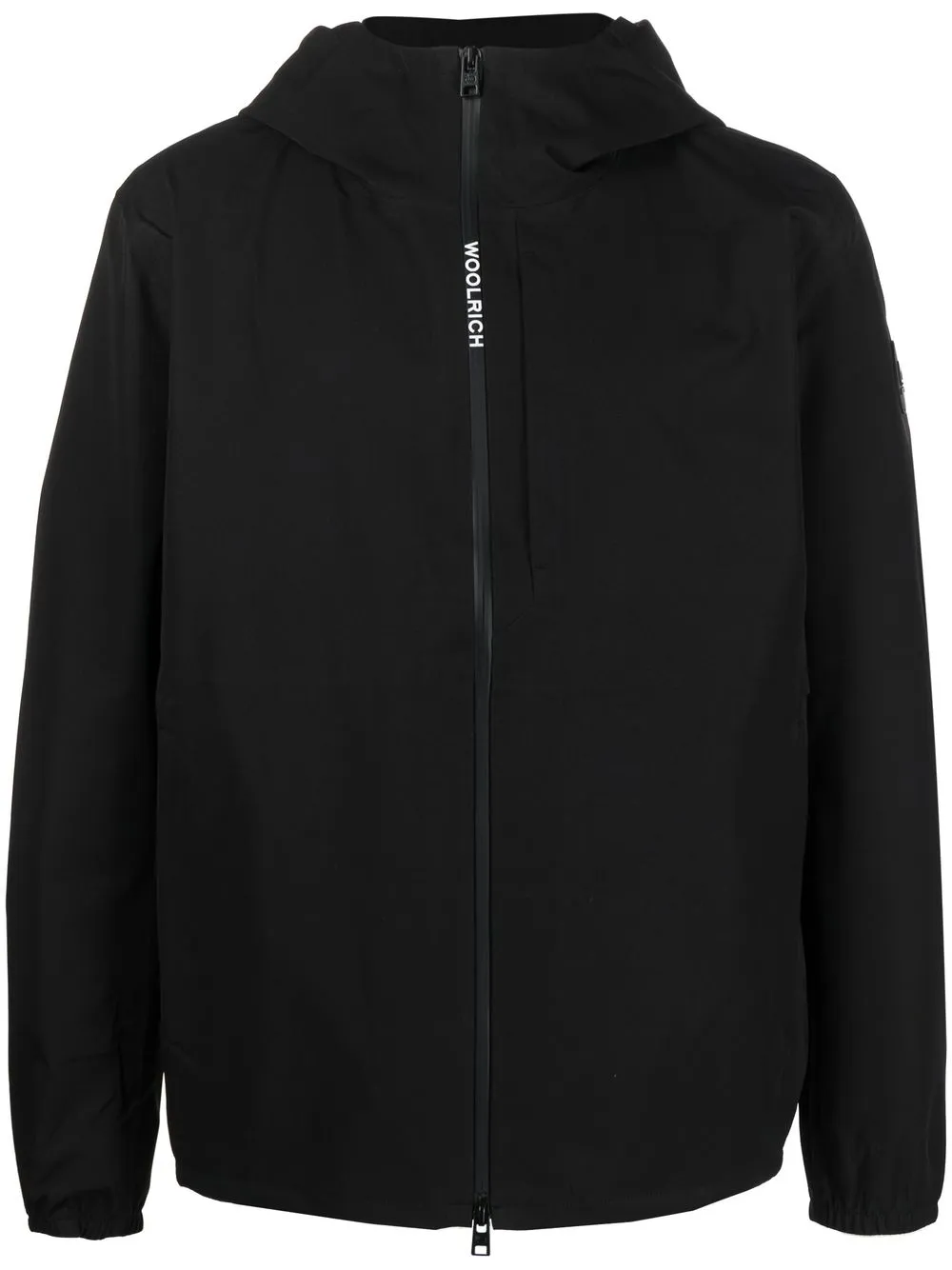 

Куртка на молнии с капюшоном WOOLRICH, черный