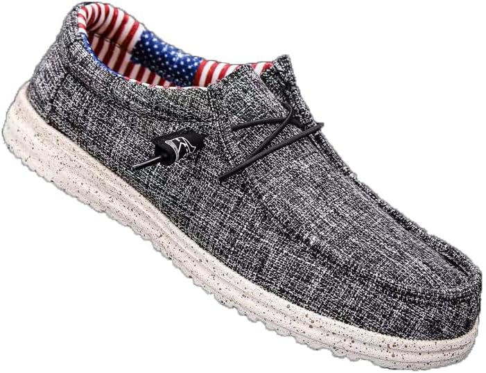 

Мужские модные однотонные слипоны, удобные нескользящие повседневные дышащие кроссовки для активного отдыха на улице Hoalox, черный