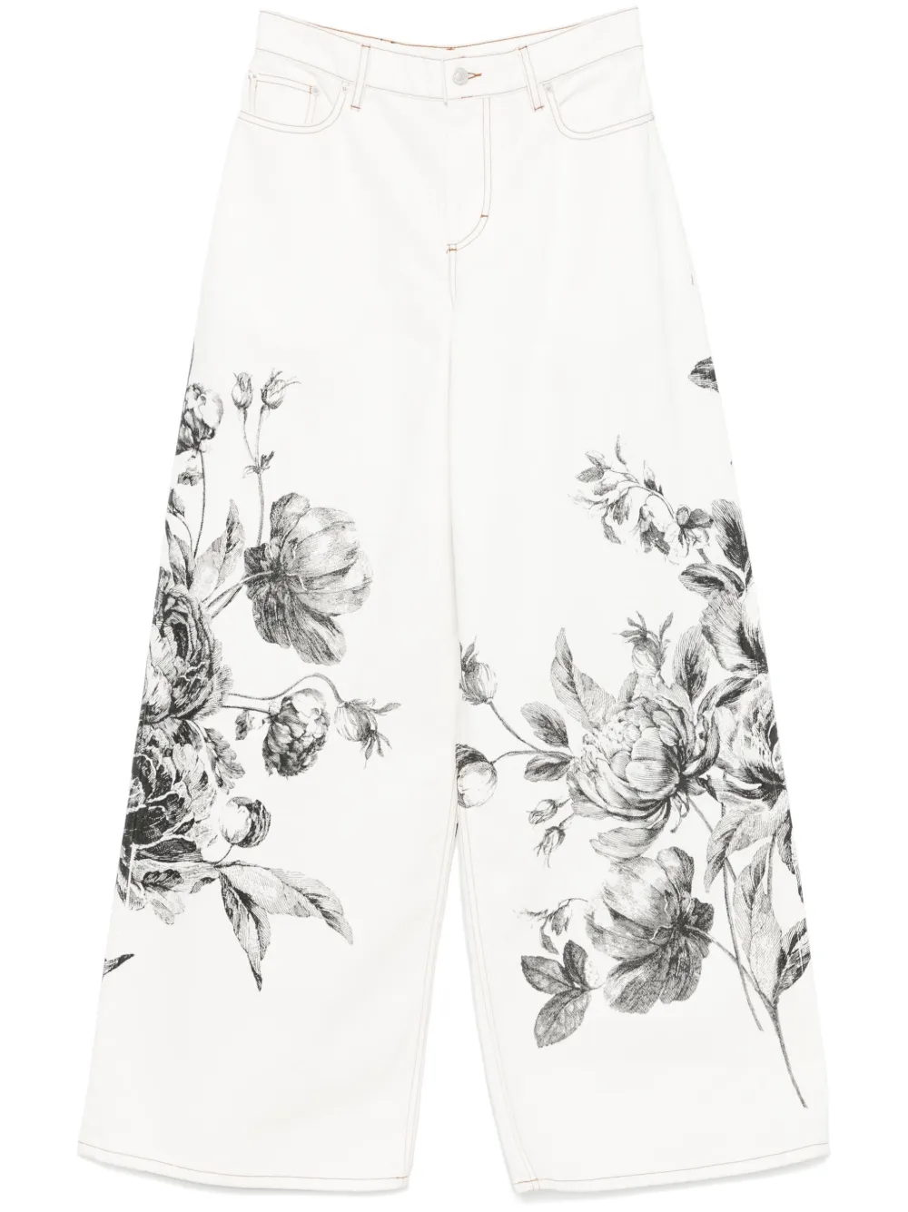 

Широкие джинсы ERDEM, белый