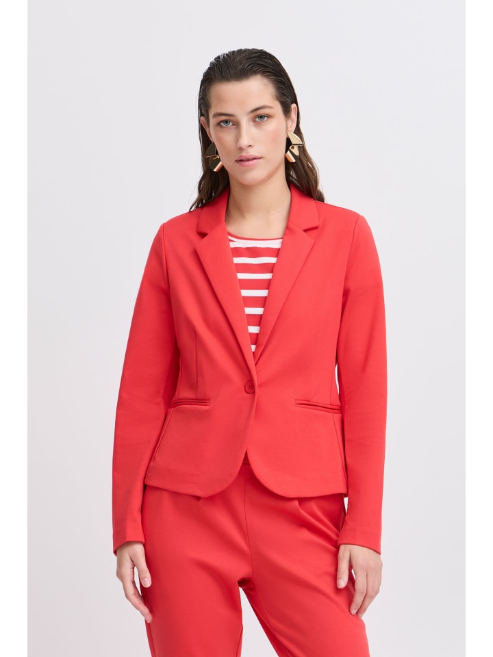 

Блейзер b.young Kurzblazer BYRizetta blazer - 20804230 Sweatblazer, красный