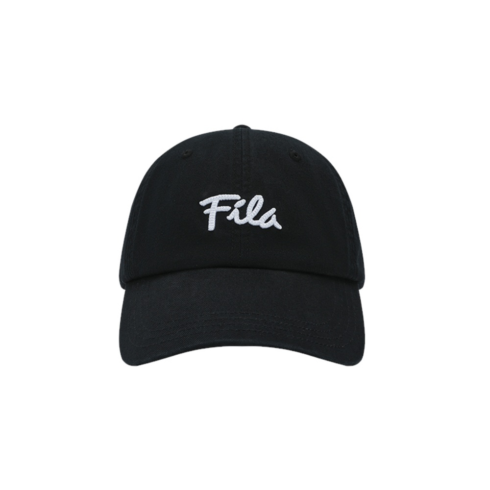 

FILA Оригинальная хлопковая бейсболка унисекс угольно-черная, Jet Black