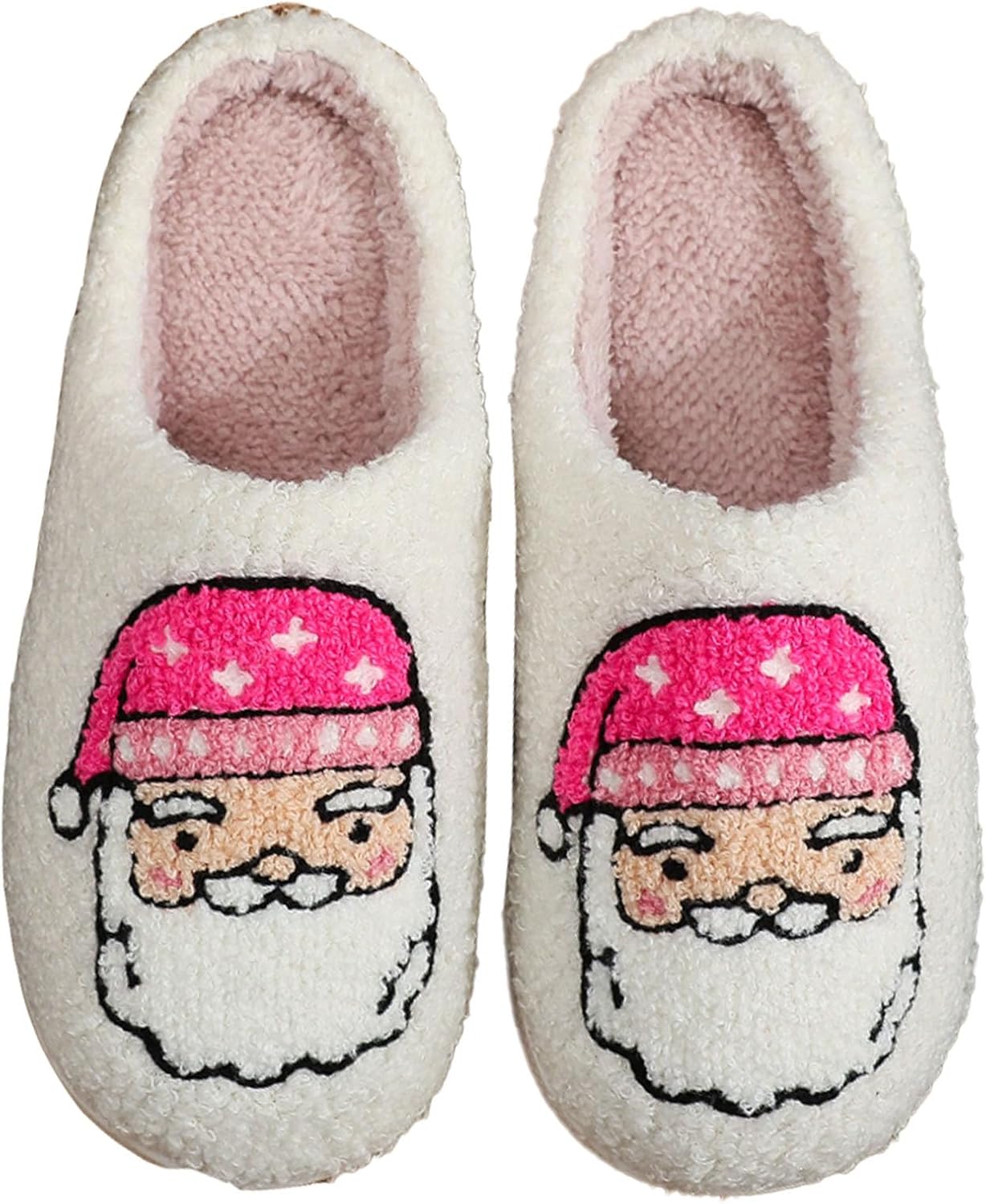 

Женские рождественские домашние тапочки с санта клаусом Oukisam