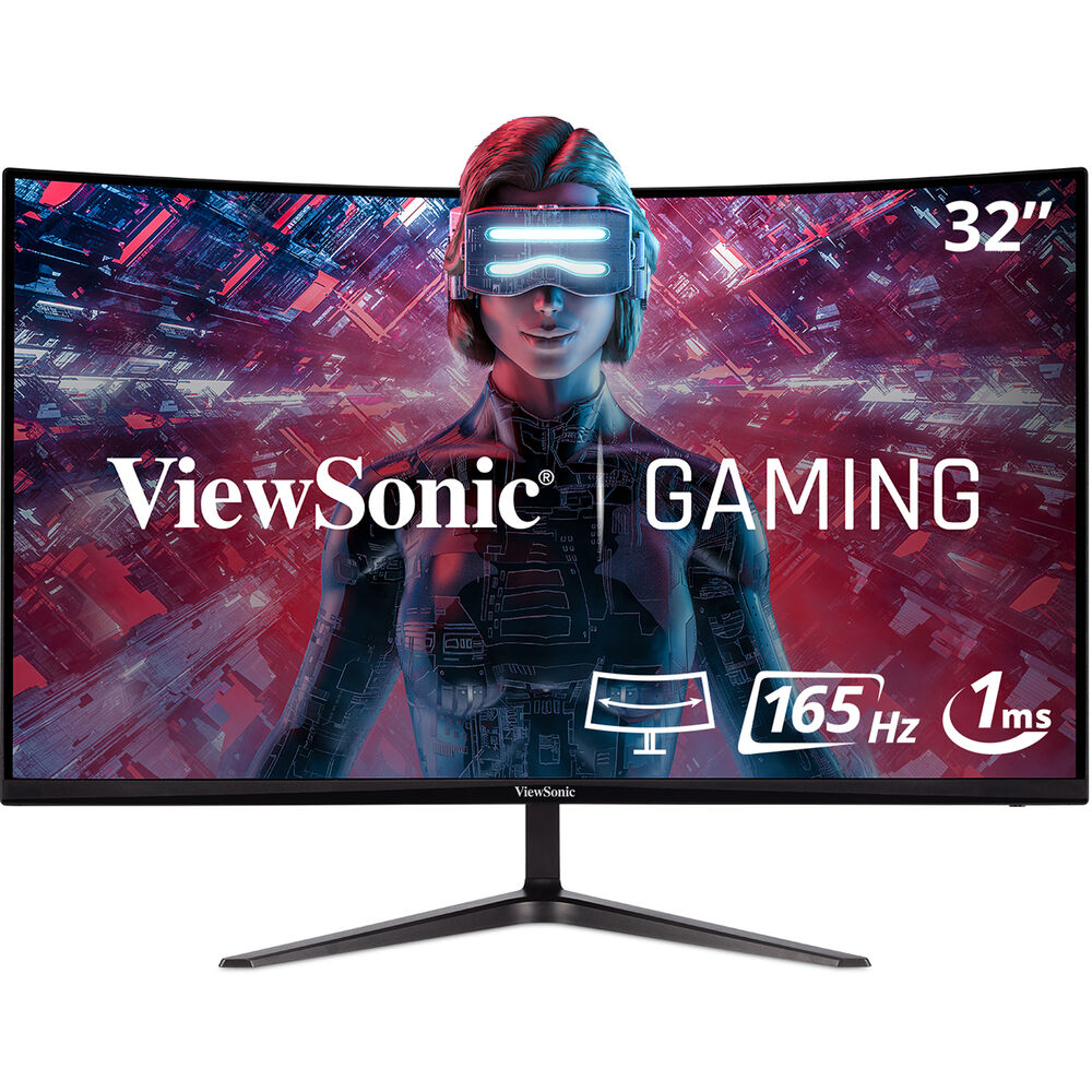 

Игровой ЖК-монитор ViewSonic VX3218-PC-MHD с изогнутым экраном 31,5 дюйма, соотношением сторон 16:9 и частотой обновления 165 Гц