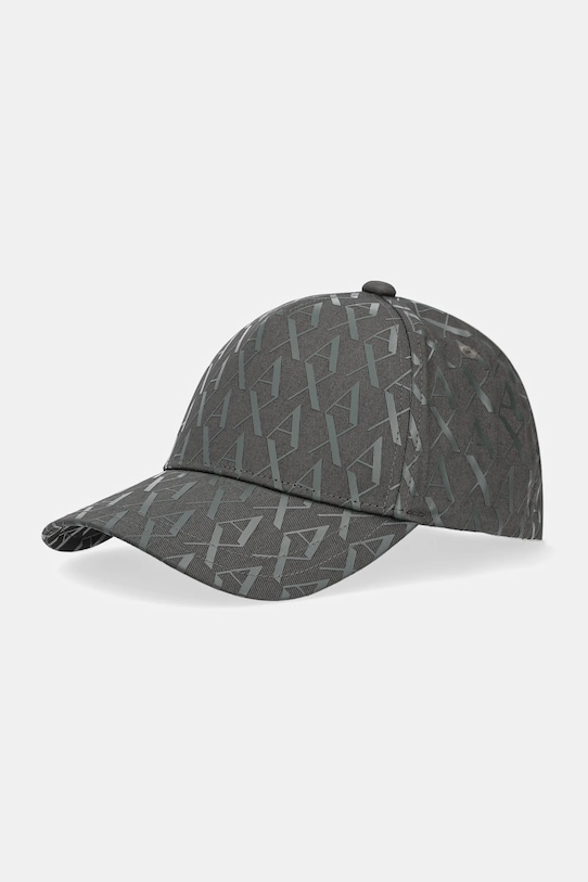 

Хлопковая кепка с козырьком Armani Exchange, зеленый